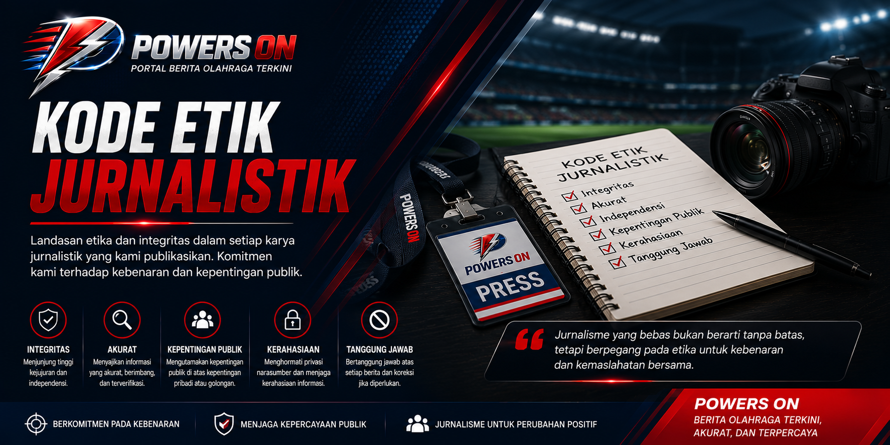 Kode Etik Jurnalistik POWERS ON