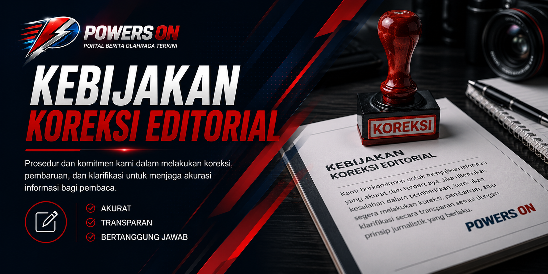 Kebijakan Koreksi Editorial
