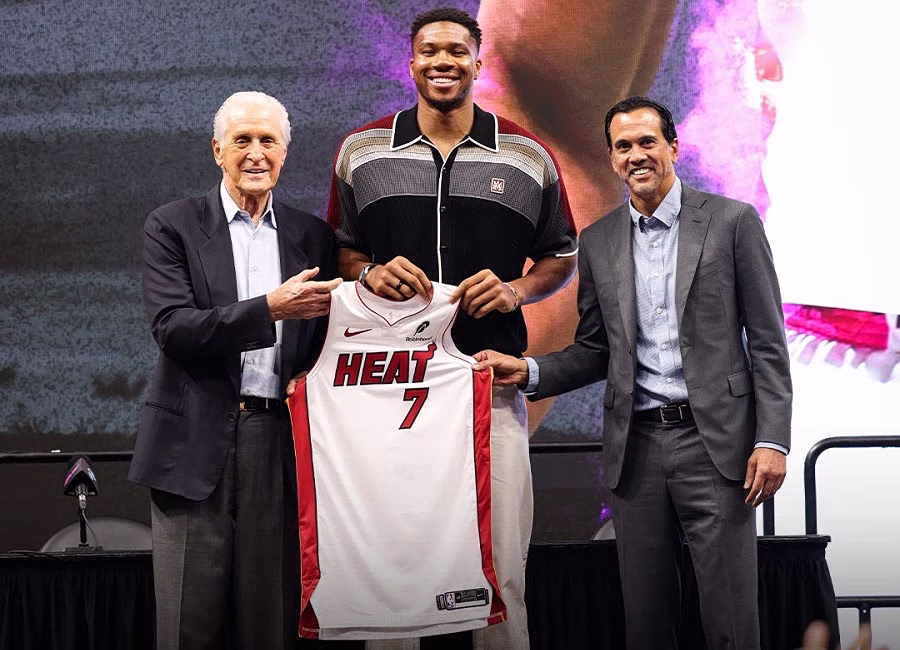 antetokounmpo miami heat - ilustrasi berita Antetokounmpo Miami Heat: Resmi Diperkenalkan — 'Di Sini Aku Mengenal…