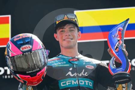 david alonso motogp - ilustrasi berita David Alonso MotoGP: Momen catur dengan Bagnaia dan persiapan naik kelas