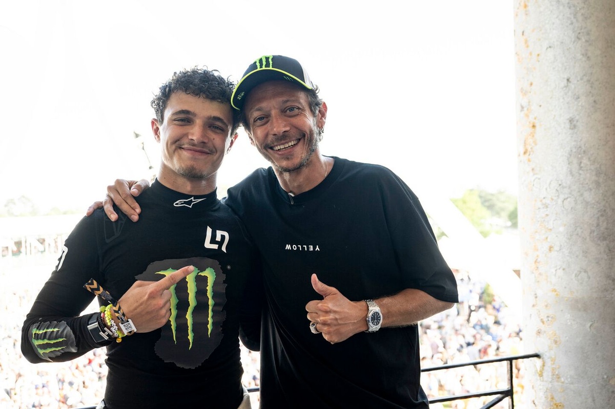 lando norris - ilustrasi berita Valentino Rossi Puji Lando Norris Usai Sabet Gelar F1 Pertama