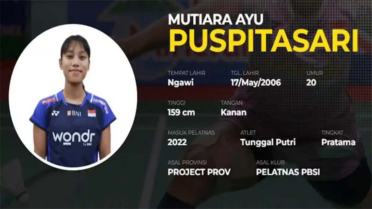 Profil Biodata: Siapakah Mutiara Ayu Puspitasari, Atlet Asal Ngawi yang Menembus Pelatnas PBSI di Usia…