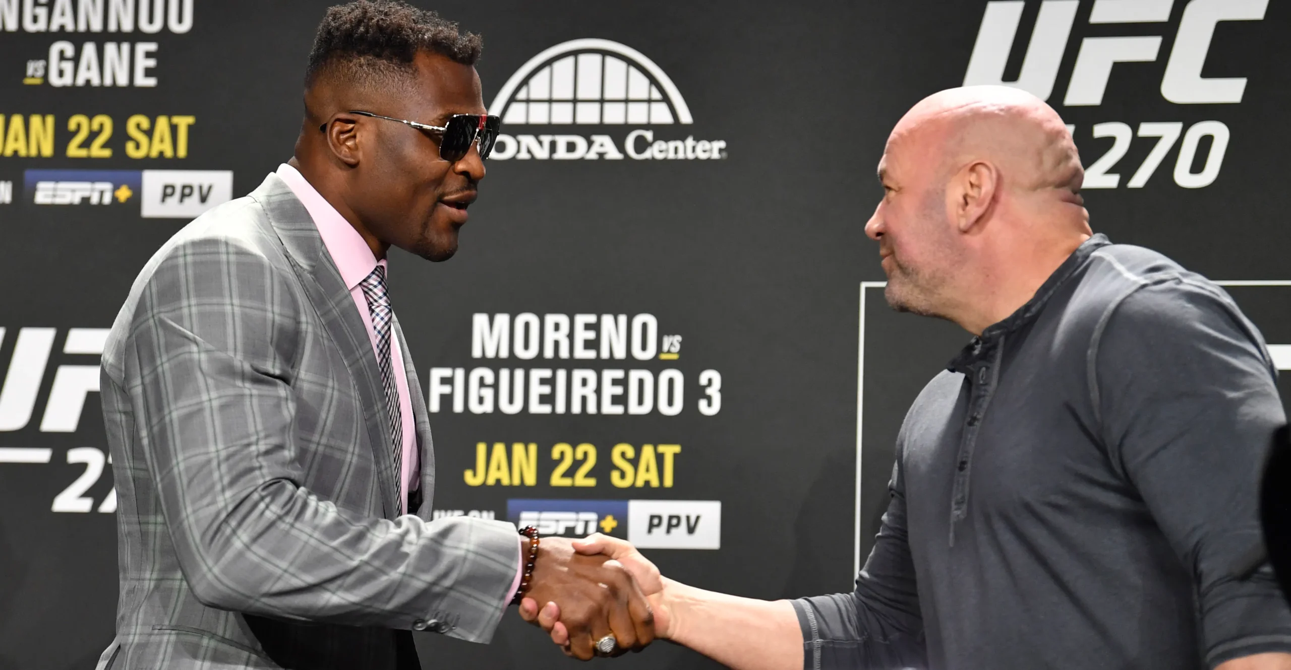 francis ngannou - ilustrasi berita Francis Ngannou Balas Dana White soal Tuduhan 'Bad Guy' dan Isu Intimidasi